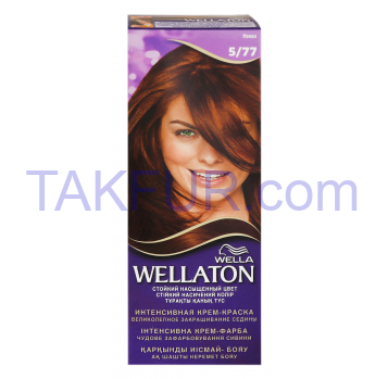 Крем-краска для волос Wellaton 5/77 Какао 1шт - Фото