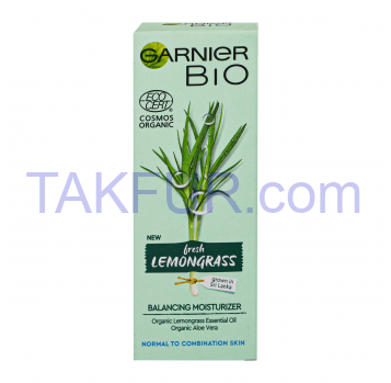 Крем Garnier Bio Fresh lemongrass для кожи лица 50мл - Фото