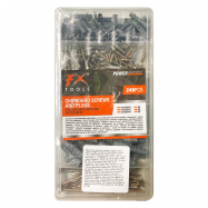 Набір гвинтів саморізів 332 шт - Фото