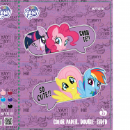 Бумага цветная двусторонняя (15лист/15цвет), А4 LP - Фото