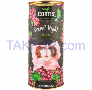 Чай Curtis Secret Night черный байховый листовой 80г - Фото