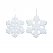 Підвіска Сніжинка в асортименті 20см - Фото