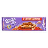 Шоколад Milka Peanut Caramel с карамел/арахис начинкой 276г