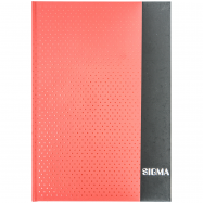 SIGMA БЛОКНОТ А4 80 АРК : ЧЕРВОНИЙ - Фото