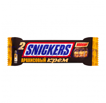 Батончик Snickers Creamy peanut butter 2*18.25г/уп - Фото