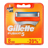 GILLETTE FUSION КАРТРIДЖ Д/ГОЛ 8ШТ - Фото