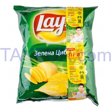 Чипсы Lay`s картофельные со вкусом зеленого лука 71г - Фото