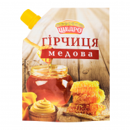 Горчица Щедро Медовая с органическими специями 120г - Фото