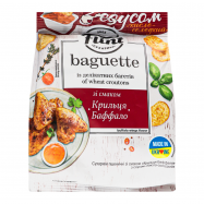 Сухарики Flint Baguette Крылышки Баффало+Кисло-сладкий 55г - Фото