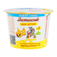 ЯГОТИНСЬКЕ СИРКОВА ПАСТА 4,2% 100Г : АБРИК-БАНАН - Фото