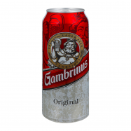 Пиво Gambrinus Original светлое пастеризованное 4.3% 0.5л - Фото