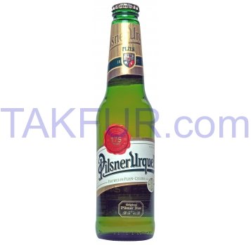 Пиво Pilsner Urquell светлое пастеризованное 4,4% 330мл - Фото