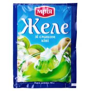 Желе Мрія со вкусом киви быстрого приготовления 90г - Фото