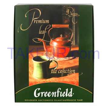 Набір Greenfield Premium Leaf Tea Collection 9 вид чая 390г - Фото