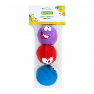 Набор игрушек Baby Team Смайлики №9023 для ванной 3шт/уп - Фото