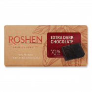 Шоколад Roshen экстрачерный 70% 90г - Фото