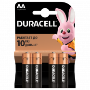 Элемент питания Duracell щелочной АА 1.5V 4шт - Фото