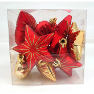 НАБІР ФІГУР ЗІРКИ ТА СЕРЦЯ 9 ШТ 7,5СМ - Фото