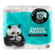 Бумага туалетная Snow Panda Extra Care Sensitive 3сл 32шт/уп - Фото