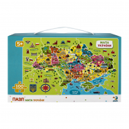 Пазл Dodo Карта Украины №300109 для детей от 3-х лет 1шт - Фото