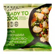 Курица Секрети Шефа №105 с овощами в слив-горчичн соусе 400г - Фото