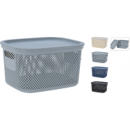 Коробка для зберігання речей 6 л з кришкою 267X217X152мм - Фото