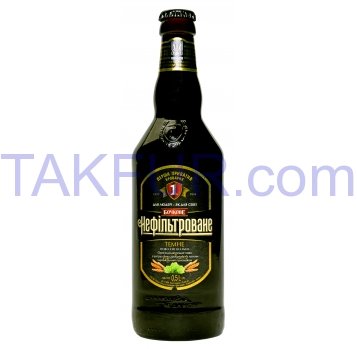 Пиво Перша приватна броварня Бочковое тёмное 4,8% 0,5л - Фото