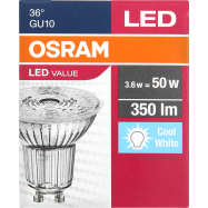 OSRAM ЛАМПА LED 4,7W 4000К GU10 - Фото