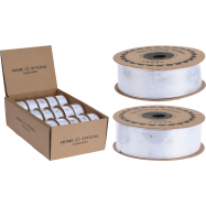 NY СТРІЧКА 2,5СМХ5М БІЛ - Фото