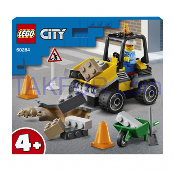 Конструктор Lego City Roadwork Truck №60284 для детей 1шт - Фото