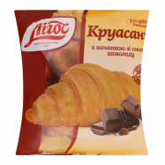 Круассан Лігос с начинкой со вкусом шоколада 210г - Фото