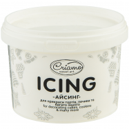Айсинг Criamo Белый для украшения тортов печенья 100г - Фото