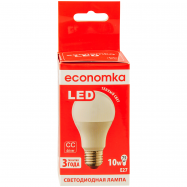 Лампа светодиодная Economka LED A60 10W E27 2800K 1шт - Фото