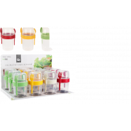 Контейнер для зберігання салату 1100 мл в комплекті з виделкою та ложкою - Фото