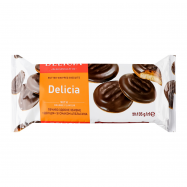 Печенье Delicia сдобное сбивное со вкусом апельсина 135г - Фото