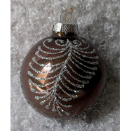 КУЛЯ СКЛЯНА 65 ММ ГРАФІКА ЗОЛ - Фото