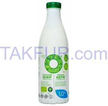 Кефир Organic Milk органический термостатный 1% 1000г - Фото