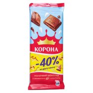 Шоколад Корона молочный 85г*2шт 170г - Фото