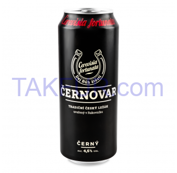 Пиво Cernovar темне фільтроване з/б 0.5л - Фото