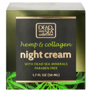 Крем Dead Sea Collection Hemp&Collagen ночной с минерал 50мл - Фото