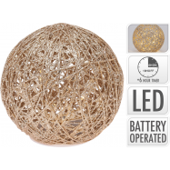 КУЛЯ З ПІДСВ ЗОЛОТА 15 СМ - Фото