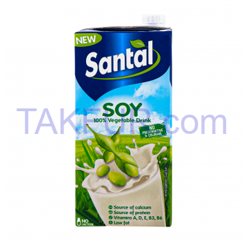 Напиток соевый Santal Soy 1л - Фото