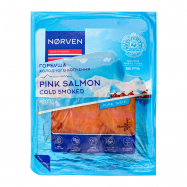Горбуша Norven нарезка холодного копчения 120г - Фото