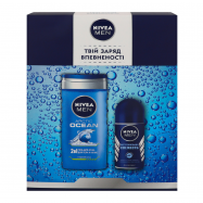 Набор Nivea Men Гель для душа 2в1+антиперспирант 1шт - Фото