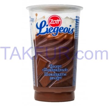 Десерт молочный Zott Liegeois шоколадный 2,5% 175г - Фото