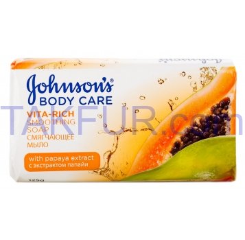 Мыло Johnson`s Body Care Vita Rich с экстрактом папайи 125г - Фото