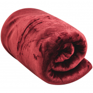 TH ПЛЕД ФЛІС 200Х220 СМ 240ГСМ : БОРДО - Фото