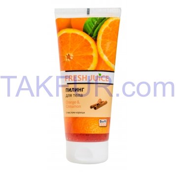 Пилинг для тела Fresh Juice Orange & Cinnamon 200мл - Фото