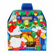 Набор подарочный Roshen Новогодний камин 600г - Фото