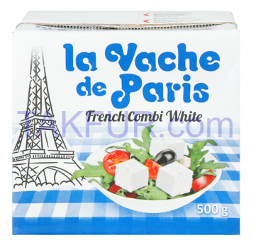 Продукт сырный La Vache de Paris рассол из молока 55% 500г - Фото
